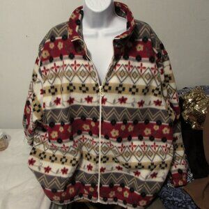 Alfred Dunner Womens Multicolor Jacket Sz 2X
